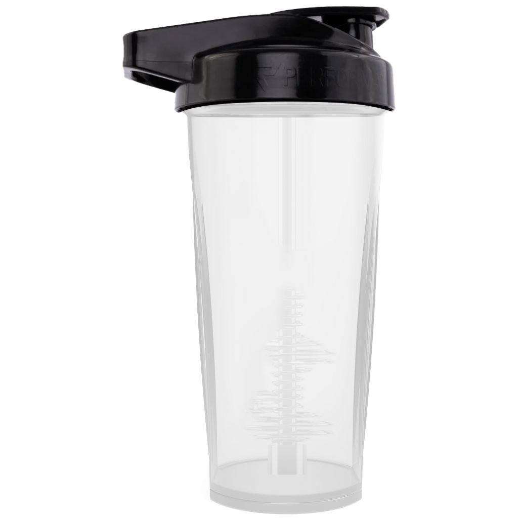 ACTIV Shaker Cup, 828mL/28oz, Clear w/Black Lid