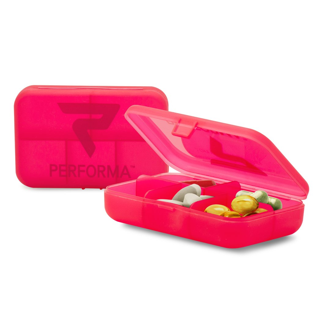 Daily Pill Container, Raspberry