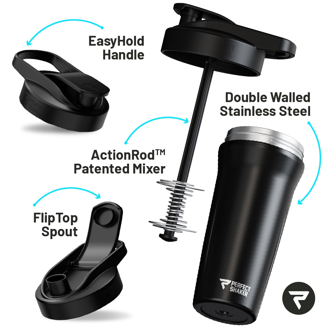 ACTIV Stainless Steel Shaker Cup, 800mL/27oz