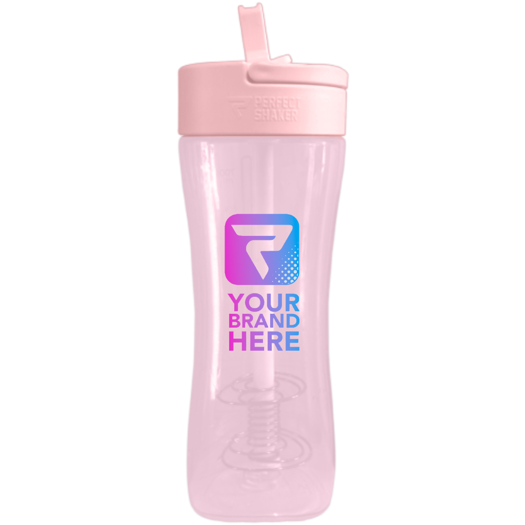The World's 1st Shaker with a Straw, CUSTOM LUMA 28oz, Blush, PerfectShaker