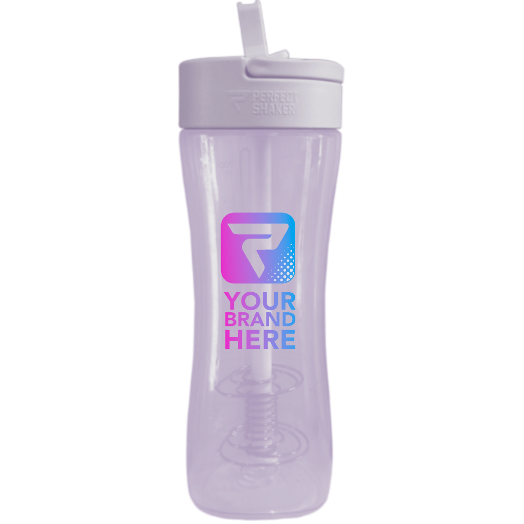 The World's 1st Shaker with a Straw, LUMA 28oz, Lavender, PerfectShaker