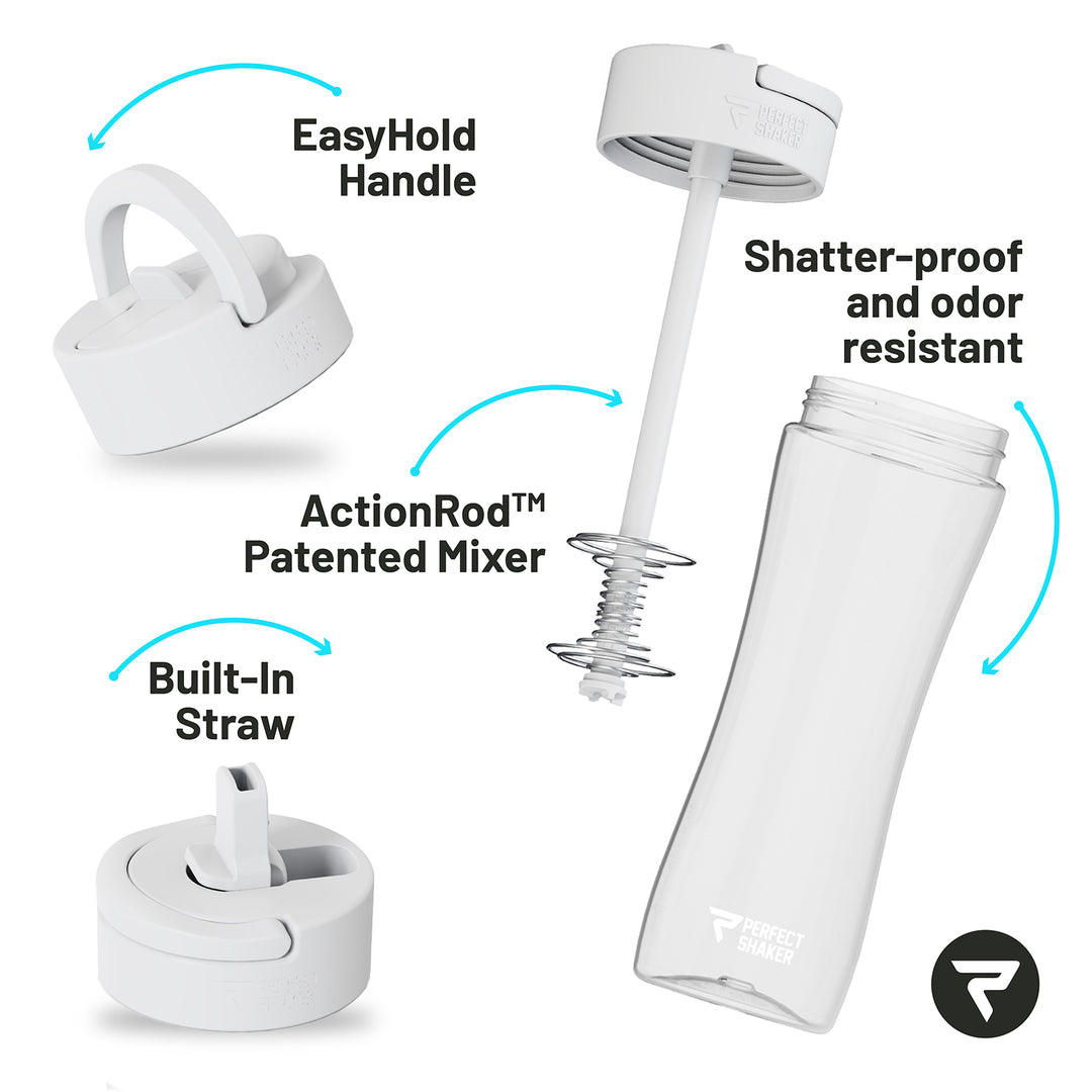 LUMA Shaker Cup, 28oz, White