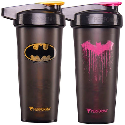 Bundle 2 Pack, ACTIV Shaker Cups, 28oz (800mL), Batman & Pink Batman, Performa Canada