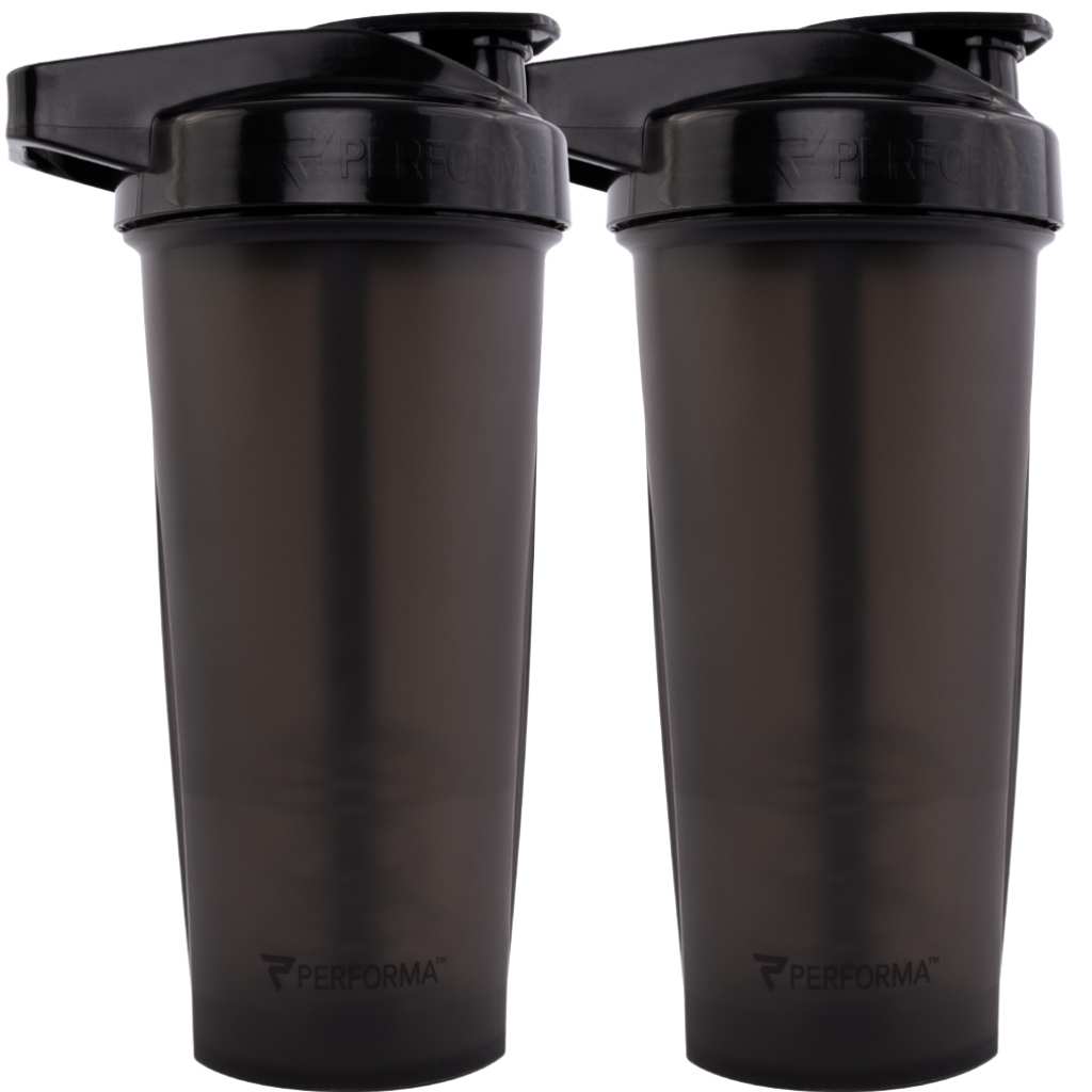 Bundle 2 Pack, ACTIV Shaker Cups, 28oz (800mL), Black, Performa Canada