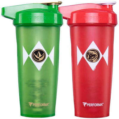 2 Pack Bundle, ACTIV Shaker Cups, 28oz, Green Ranger & Red Ranger, Performa Canada