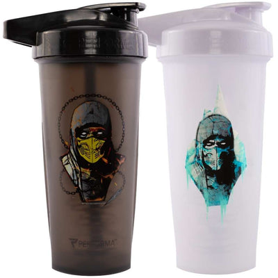 BUNDLE 2 PACK, ACTIV Shaker Cups, 28oz (800mL), Mortal Kombat, Scorpion VS SubZero, Performa Canada