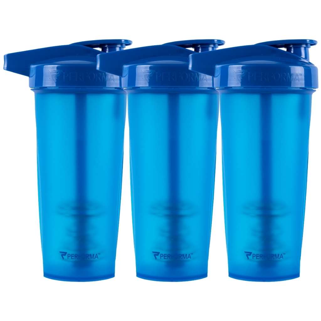 Bundle 3 Pack, ACTIV Shaker Cups, 28oz (800mL), Blue, Performa Canada