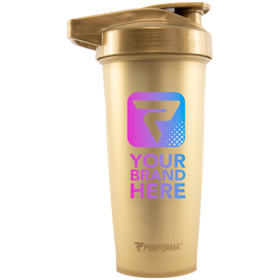 Custom ACTIV Shaker Cup, 28oz, Gold, Your Brand Here, Performa Custom Canada