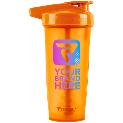 Activ Shaker Cup, 28oz, Orange, Your Brand Here, Performa Custom Canada