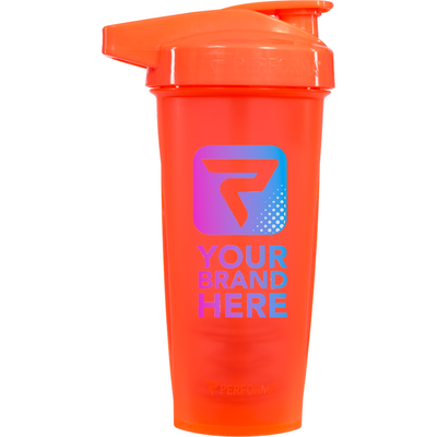 Custom ACTIV Shaker Cup, 28oz, Radiant Coral, Your Brand Here, Performa Custom Canada