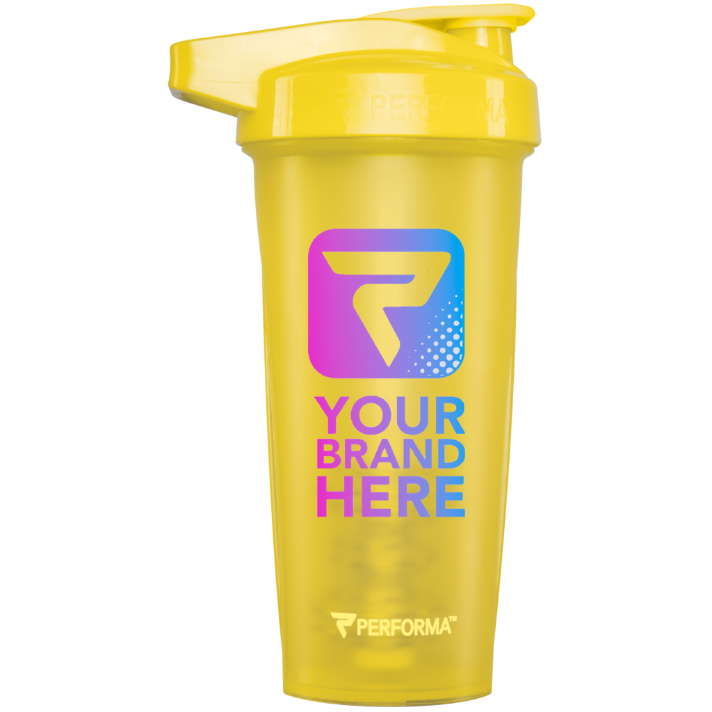 ACTIV Shaker Cup, 28oz, Yellow, Your Brand Here, Performa Custom Canada