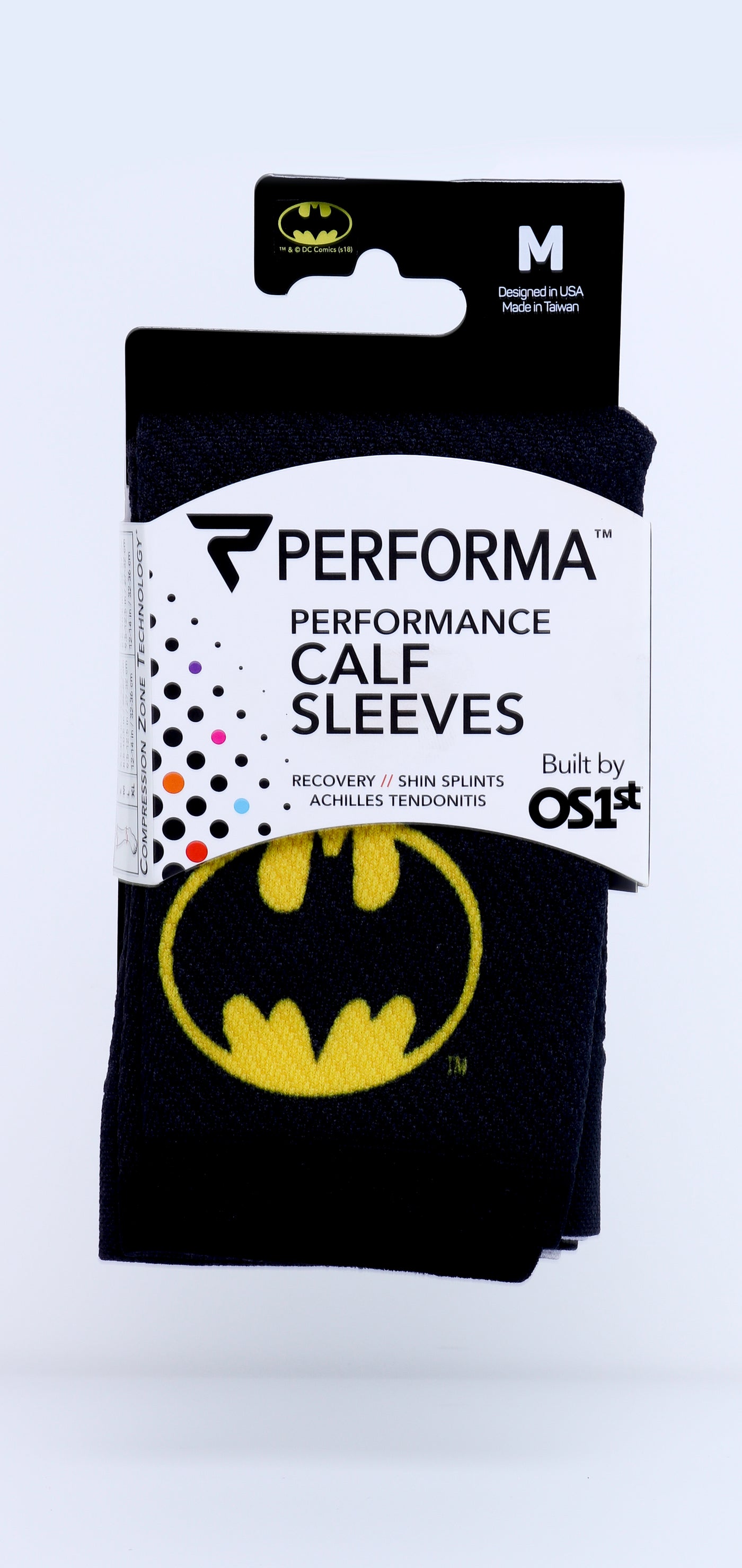 Calf Sleeves, 1 Pair, Batman