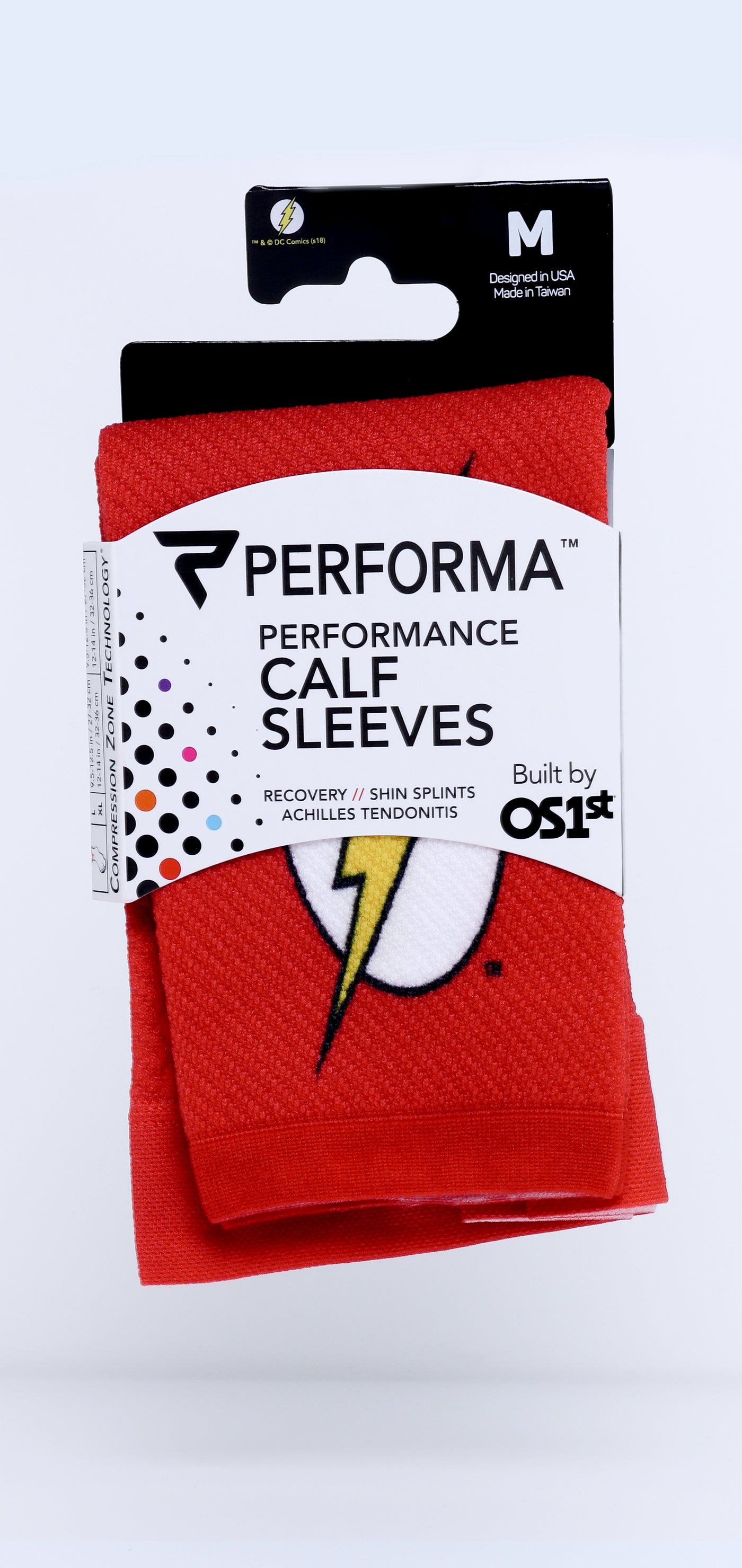 Calf Sleeves, 1 Pair, Flash