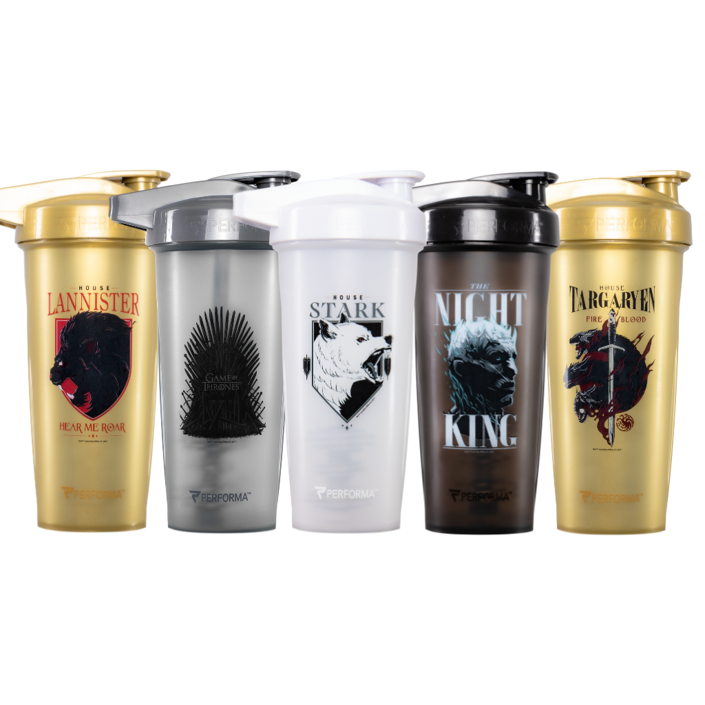 BUNDLE 5 Pack, ACTIV Shaker Cups, 28oz (800mL), Game of Thrones Collection