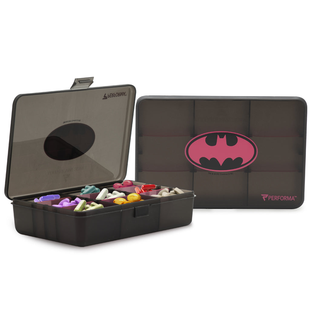 Chest Pill Container, Pink Batman