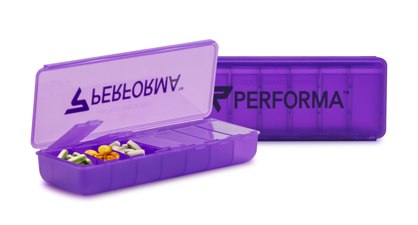 7 Day Pill Container, Purple