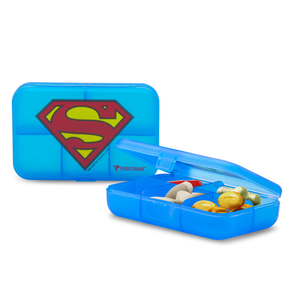 Superman Pill Container from the PERFORMA™ DC Comics Series – PerfectShaker