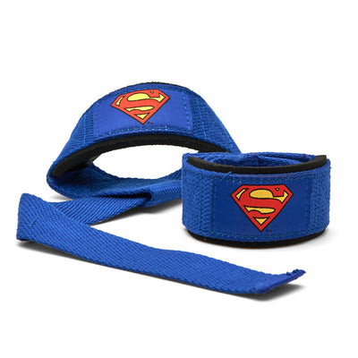 Padded Lifting Straps, 1 pair, Superman