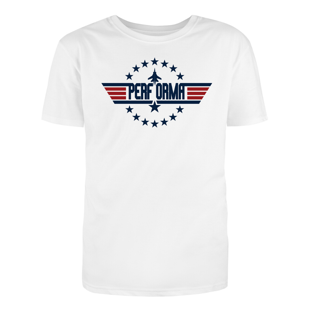 Performa Apparel, Women's T-Shirt, Top Gun (Made to Order)