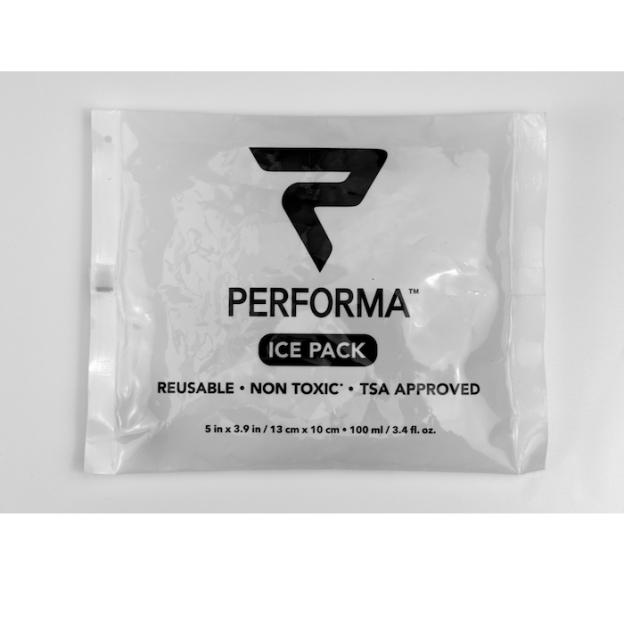 PERFORMA Freezable Gel Ice Pack, 3.4oz / 100ml (TSA Approved)